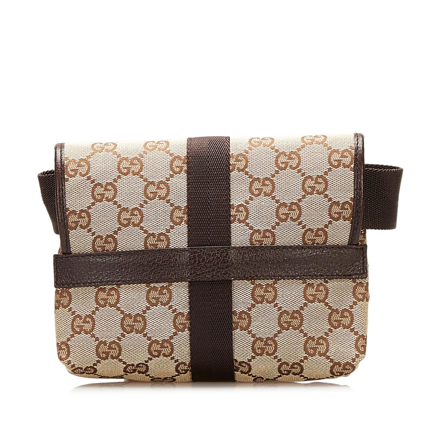 Gucci GG Canvas Buckle Belt Bag (35416)