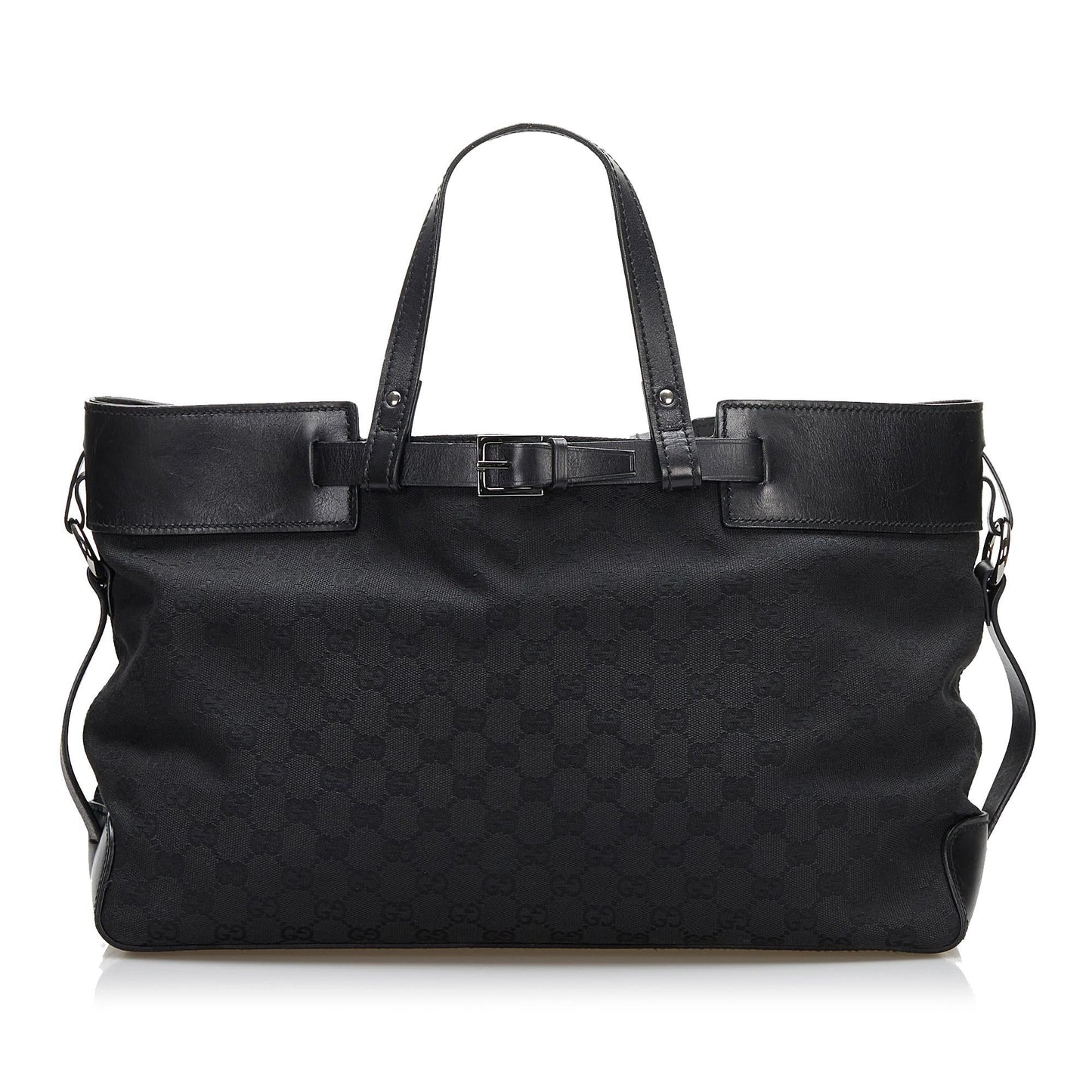 Gucci GG Canvas Buckle Tote (36168)