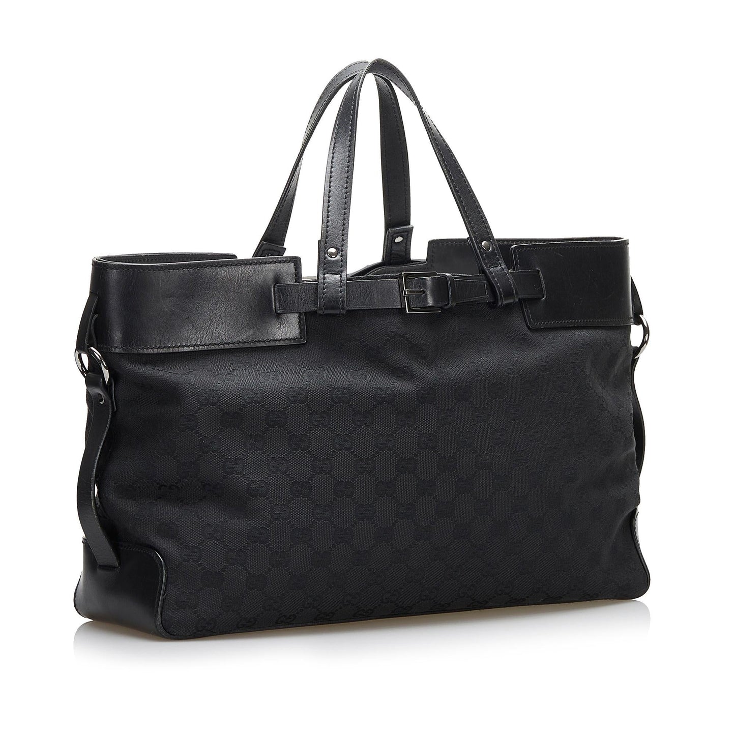 Gucci GG Canvas Buckle Tote (36168)
