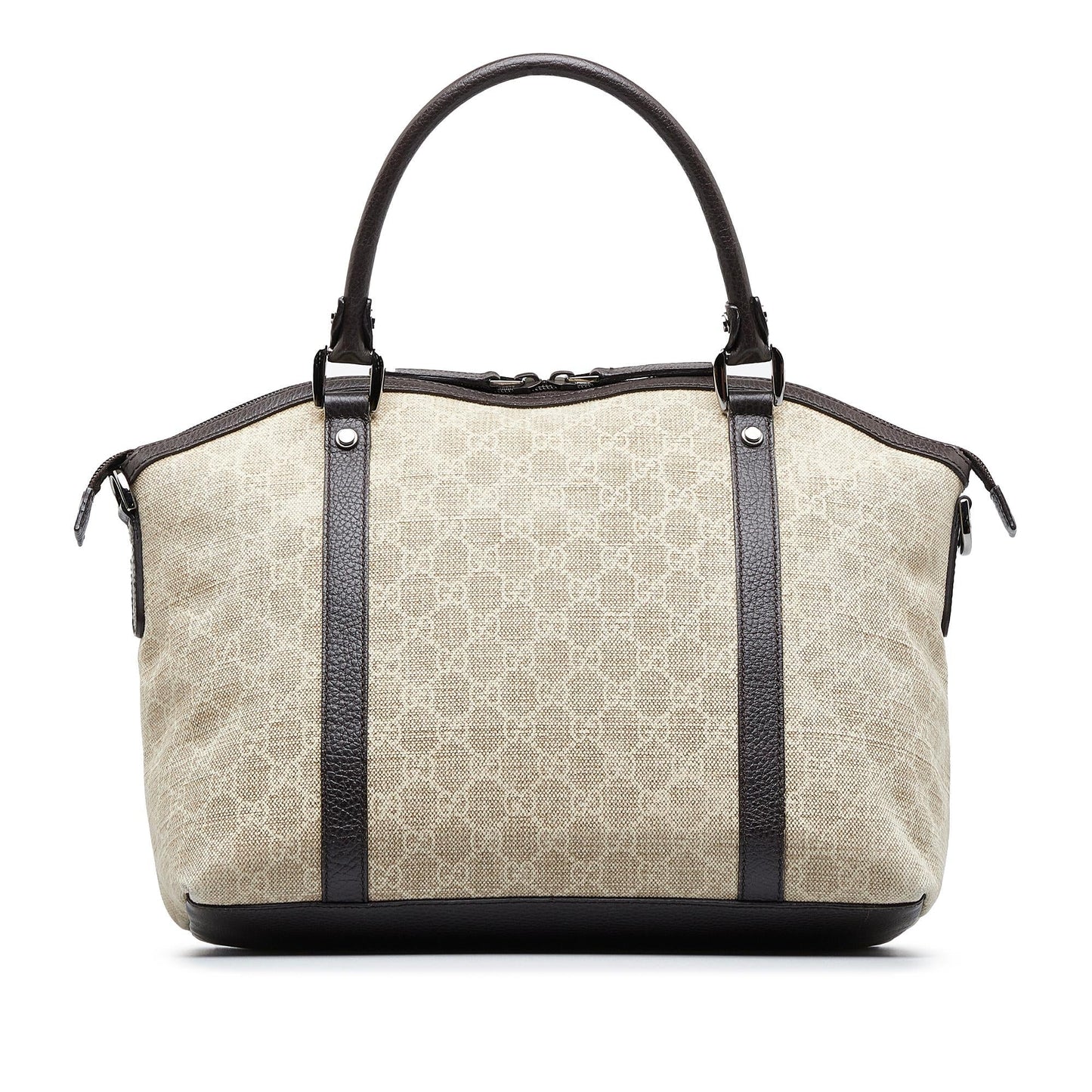 Gucci GG Canvas Charm Dome Satchel (MOjlZ6)