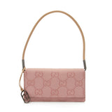 Gucci GG Canvas Charm Pochette Flap Bag (SHF-23494)