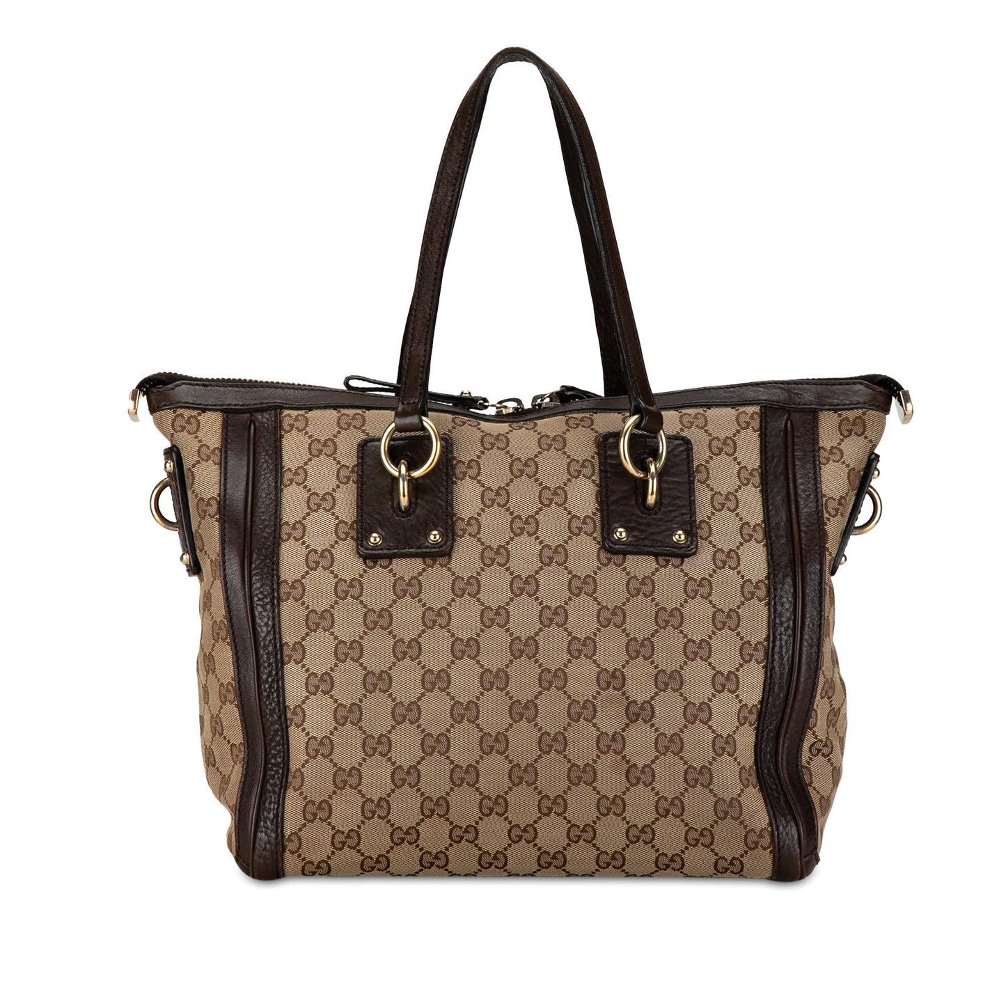 Gucci GG Canvas Charm Satchel (M7VWtv)