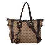 Gucci GG Canvas Charm Satchel (M7VWtv)
