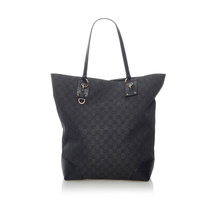 Gucci GG Canvas Charm Tote Bag (SHG-30733)