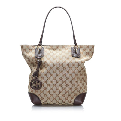 Gucci GG Canvas Charm Tote Bag (cHdxim)