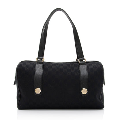 Gucci GG Canvas Charmy Satchel (SHF-wHUMyf)