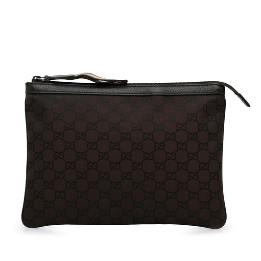 Gucci GG Canvas Clutch Bag (NZQrZr)