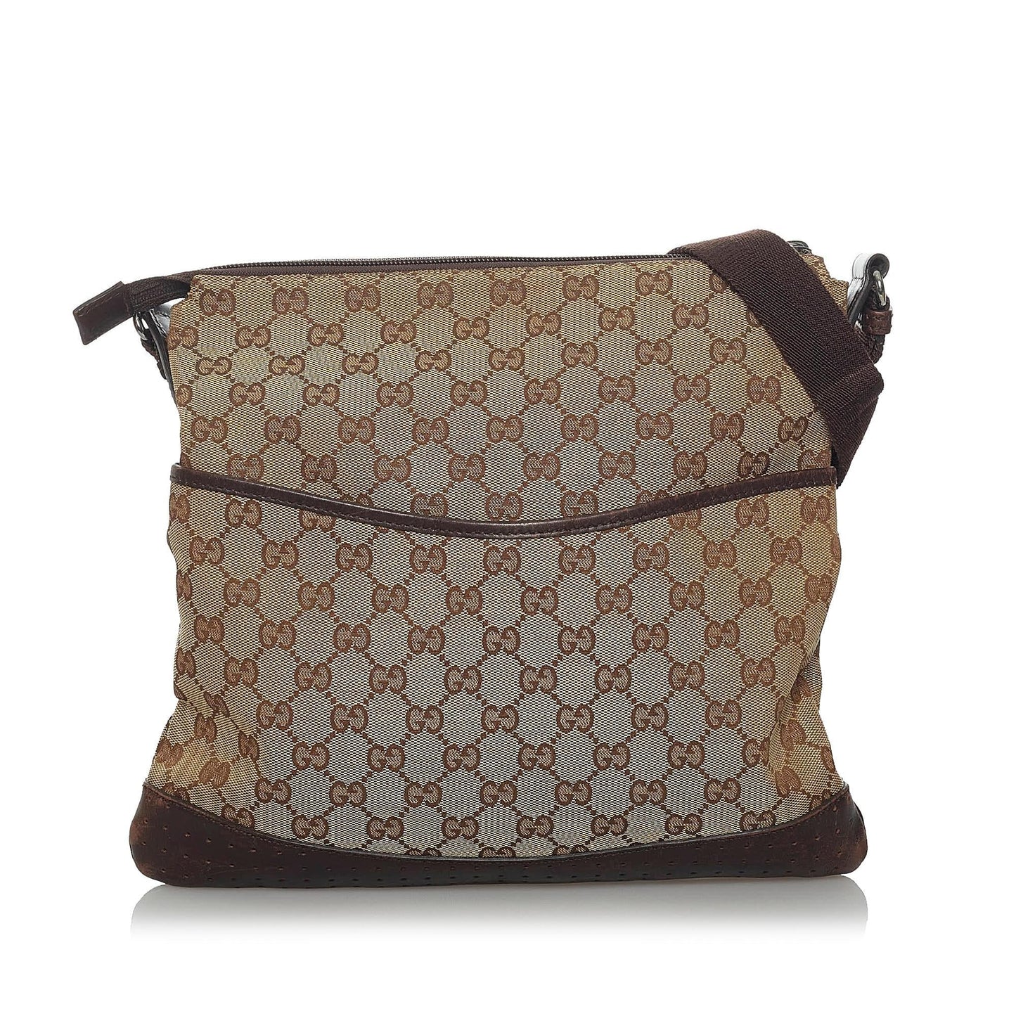 Gucci GG Canvas Crossbody Bag (33750)