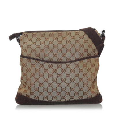 Gucci GG Canvas Crossbody Bag (33750)