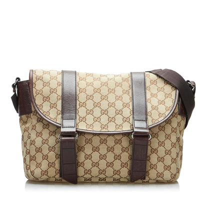 Gucci GG Canvas Crossbody Bag (p3fMmd)