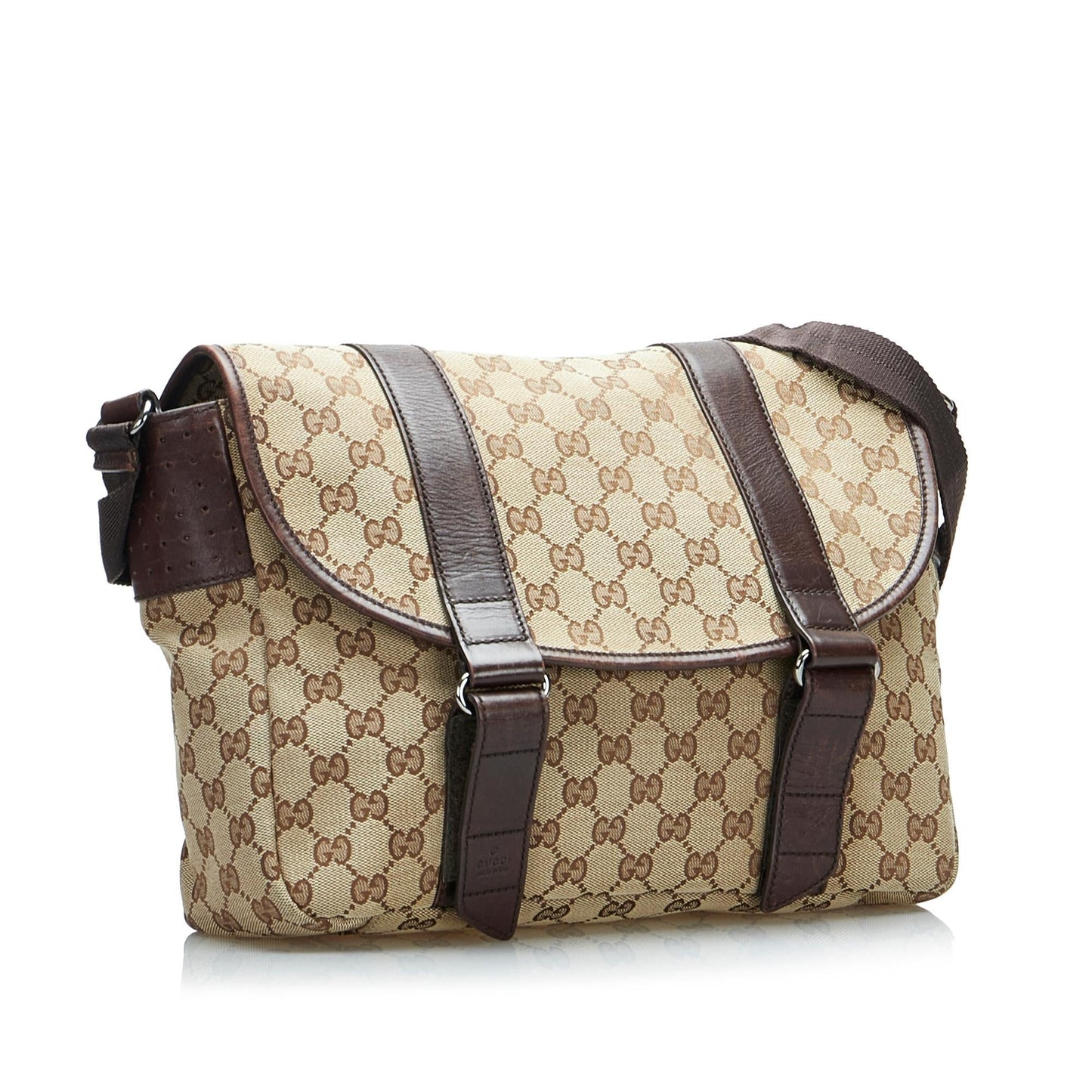 Gucci GG Canvas Crossbody Bag (p3fMmd)