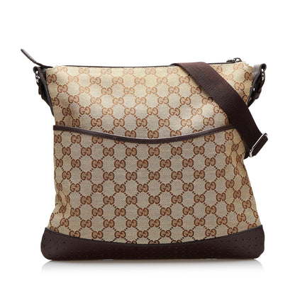 Gucci GG Canvas Crossbody (hh43k8)