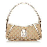 Gucci GG Canvas D-Ring Abbey Baguette (SHG-32278)