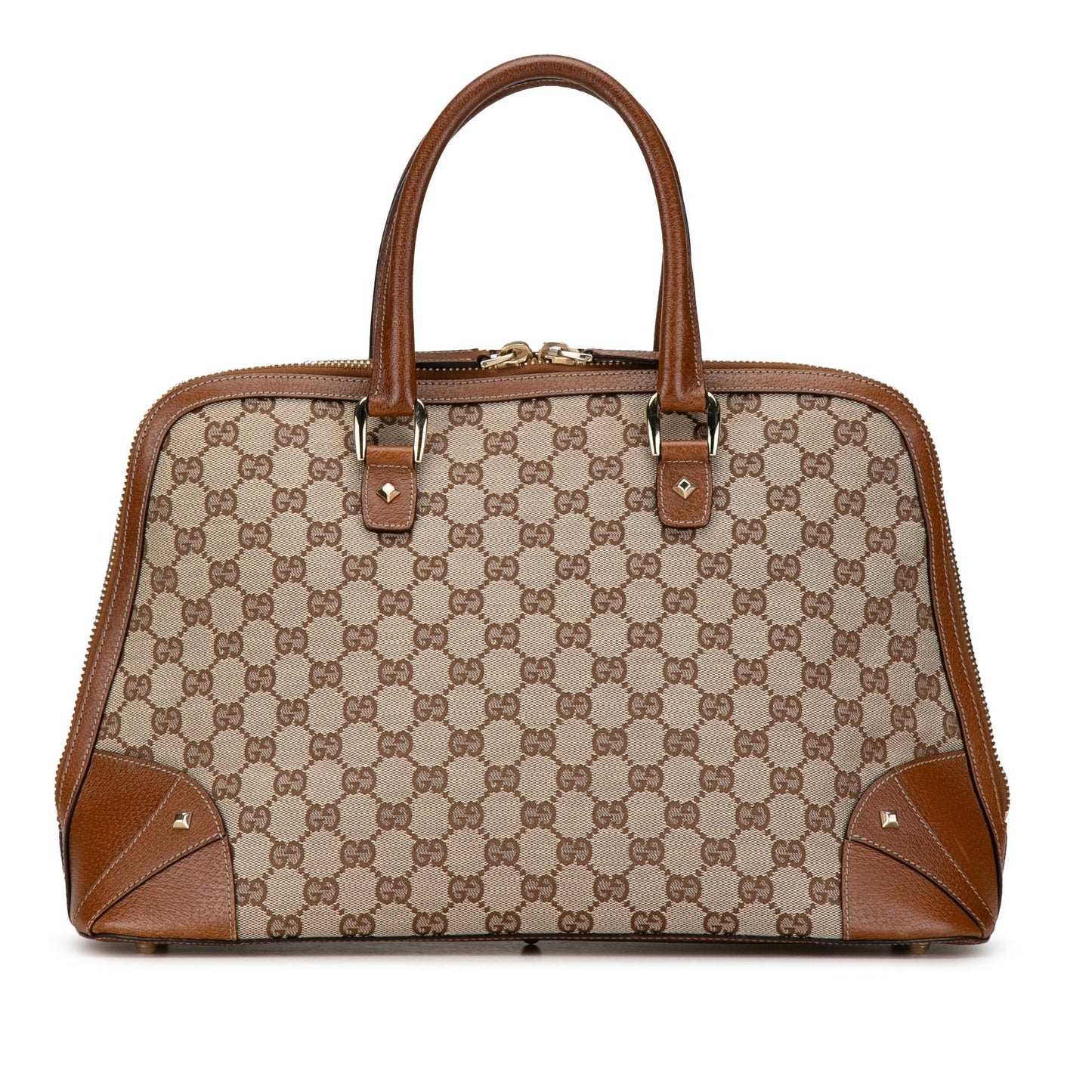 Gucci GG Canvas Dome Nailhead Handbag (hYHpr2)