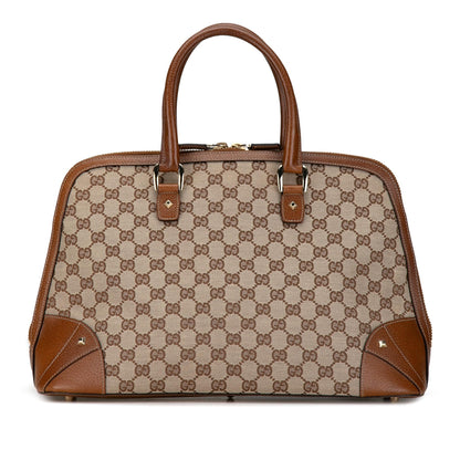 Gucci GG Canvas Dome Nailhead Handbag (hYHpr2)
