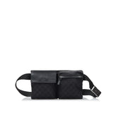 Gucci GG Canvas Double Pocket Belt Bag (RSeo1B)