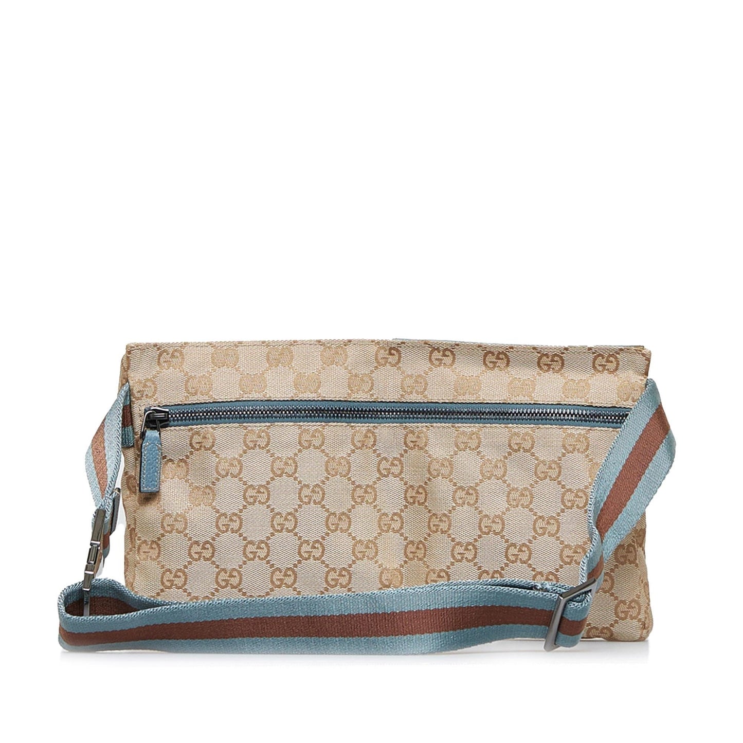 Gucci GG Canvas Double Pocket Belt Bag (SPTFFs)