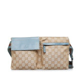 Gucci GG Canvas Double Pocket Belt Bag (SPTFFs)