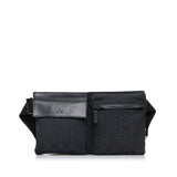 Gucci GG Canvas Double Pocket Belt Bag (jTXA2O)