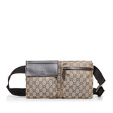 Gucci GG Canvas Double Pocket Belt Bag (MsV5eS)