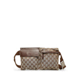 Gucci GG Canvas Double Pocket Belt Bag (SGCRHa)