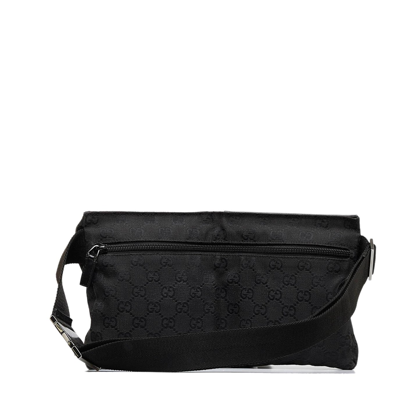 Gucci GG Canvas Double Pocket Belt Bag (9YRfAM)