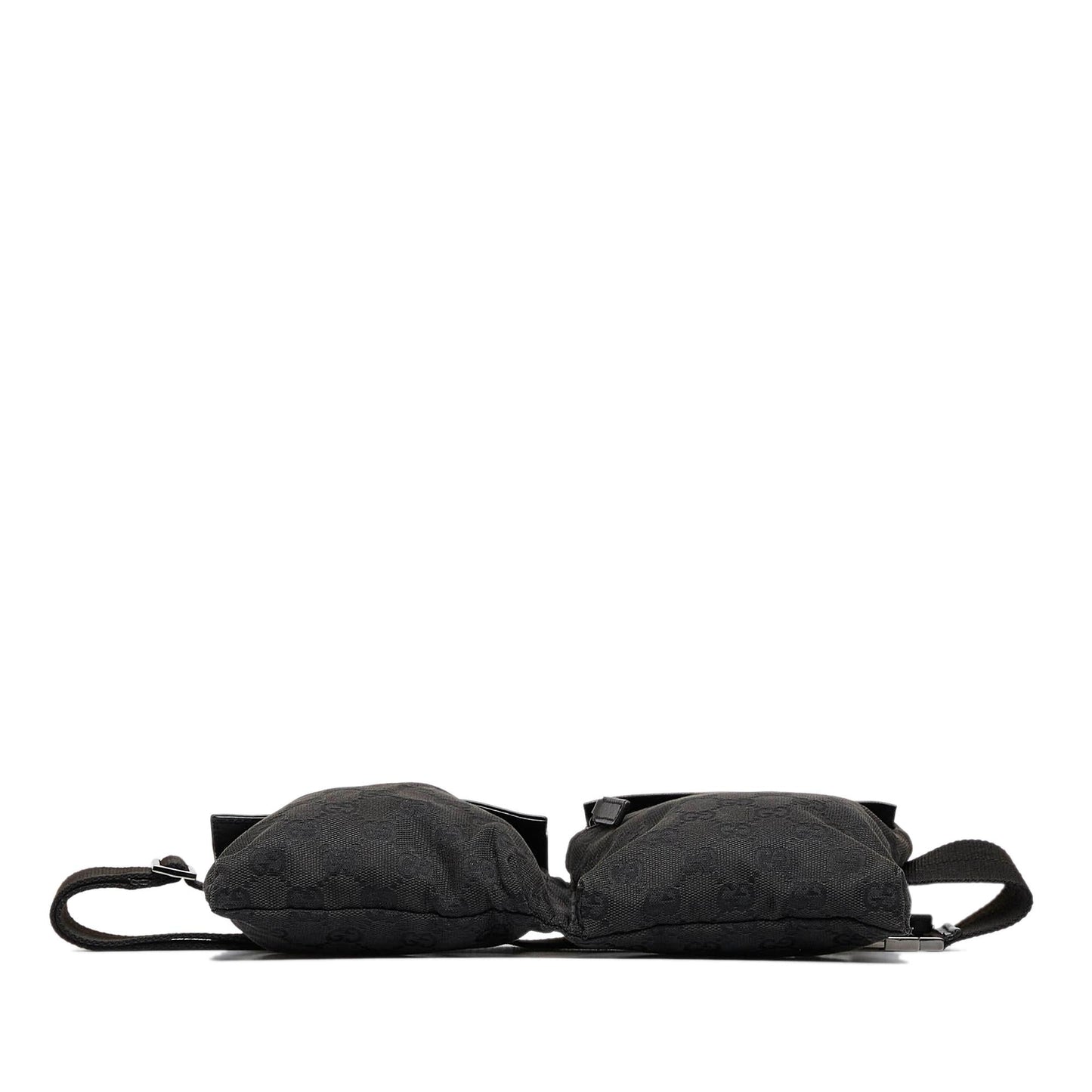Gucci GG Canvas Double Pocket Belt Bag (9YRfAM)