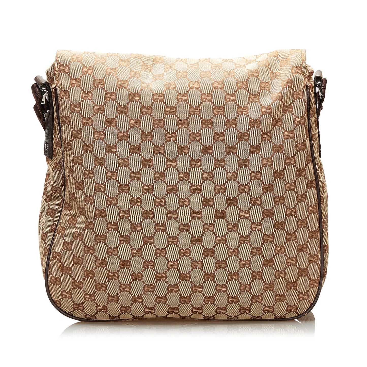 Gucci GG Canvas Double Pocket Flap Messenger (35377)