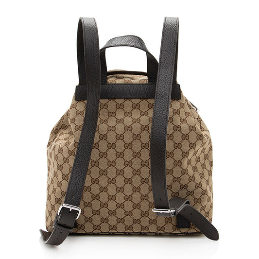 Gucci GG Canvas Drawstring Backpack (SHF-20125)