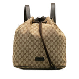 Gucci GG Canvas Drawstring Backpack (YazrQc)