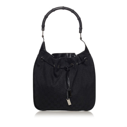 Gucci GG Canvas Drawstring Hobo Bag (33033)