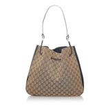 Gucci GG Canvas Drawstring Shoulder Bag (32073)