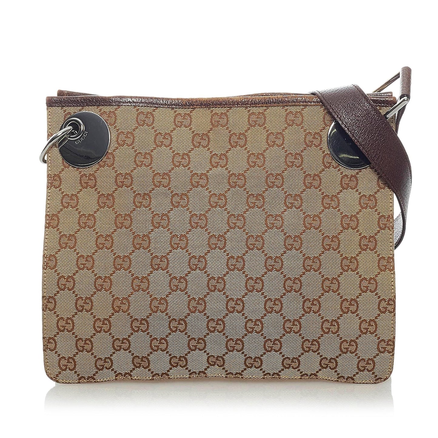 Gucci GG Canvas Eclipse Crossbody Bag (33472)