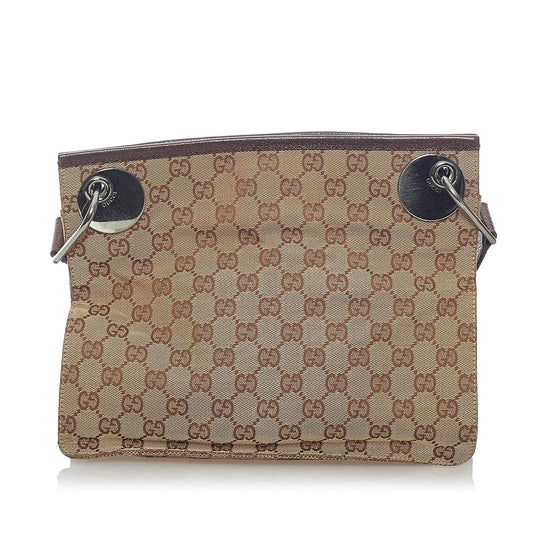 Gucci GG Canvas Eclipse Crossbody Bag (33529)