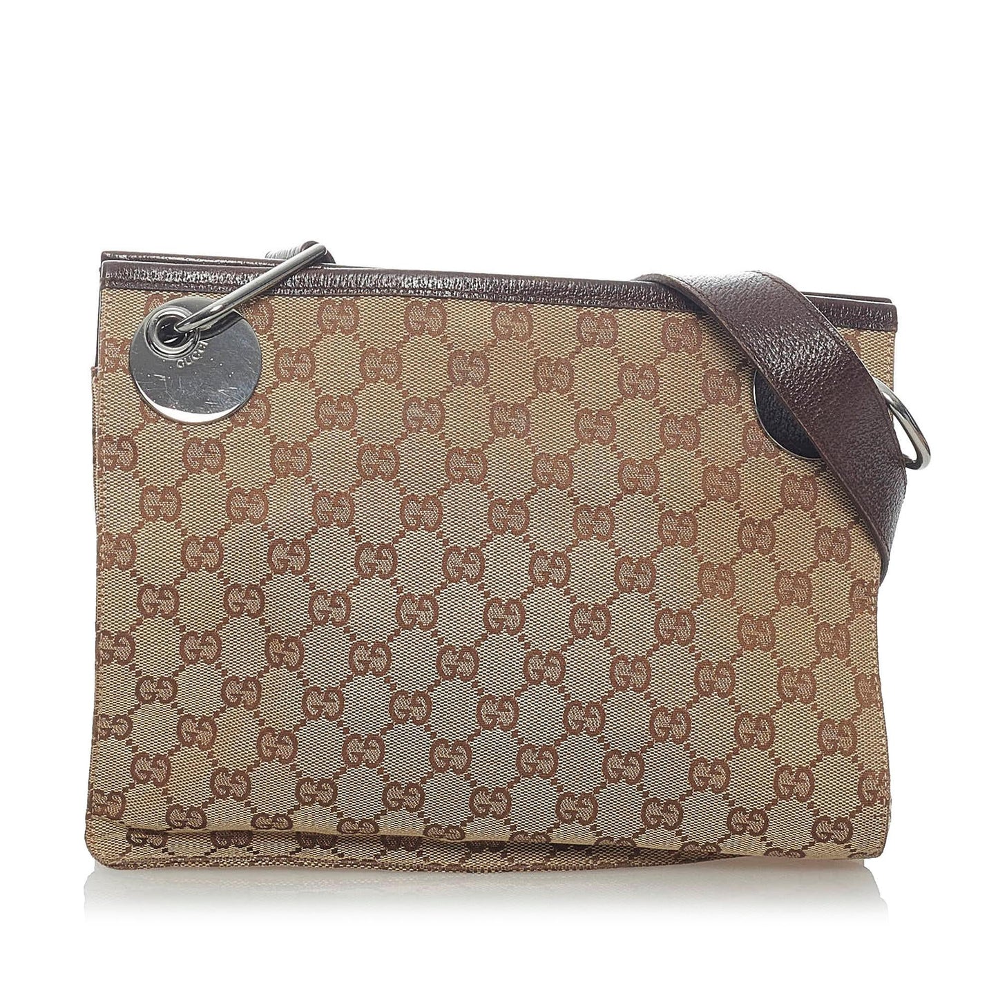 Gucci GG Canvas Eclipse Crossbody Bag (33529)