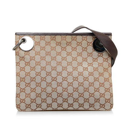 Gucci GG Canvas Eclipse Crossbody (c7pFQ4)