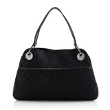 Gucci GG Canvas Eclipse Medium Shoulder Bag (SHF-22051)