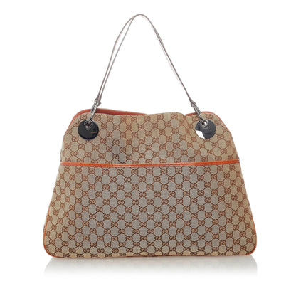 Gucci GG Canvas Eclipse Shoulder Bag (SHG-32048)