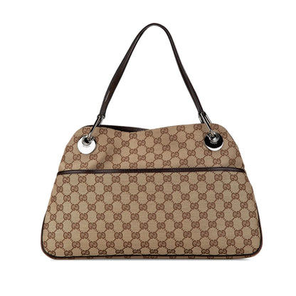 Gucci GG Canvas Eclipse Shoulder Bag (MVXroO)