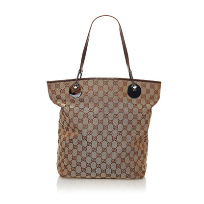 Gucci GG Canvas Eclipse Tote Bag (34151)