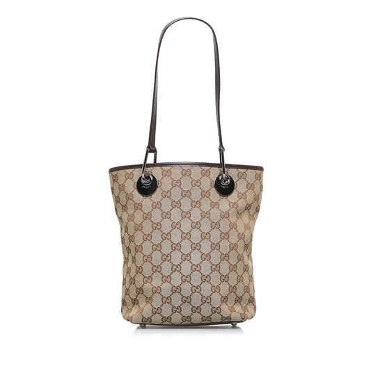 Gucci GG Canvas Eclipse Tote Bag (hRWN1o)