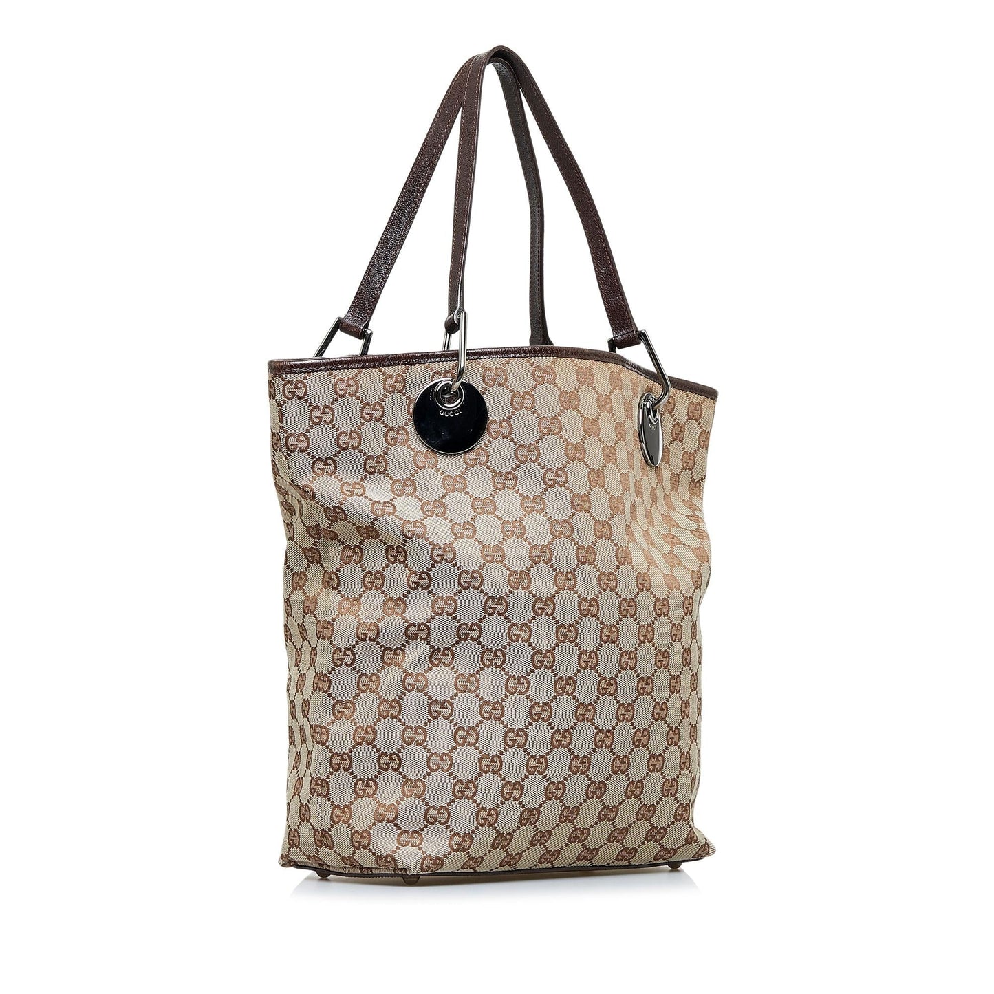 Gucci GG Canvas Eclipse Tote Bag (jVoOHK)