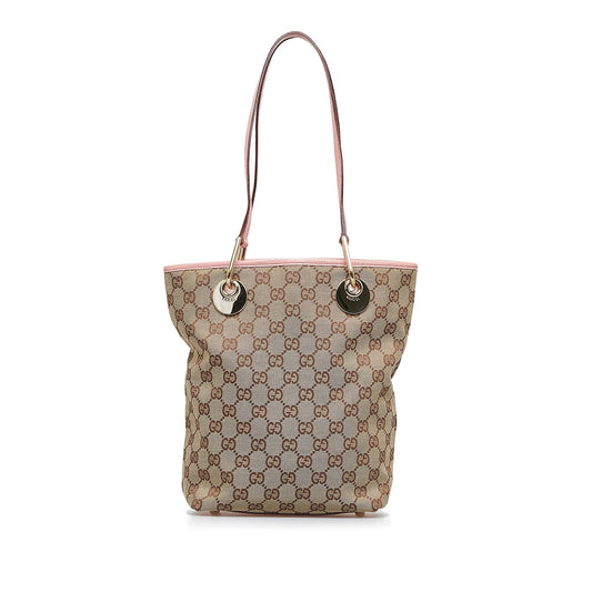 Gucci GG Canvas Eclipse Tote (0u46Wb)