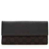 Gucci GG Canvas Flap Continental Wallet (SHF-20696)