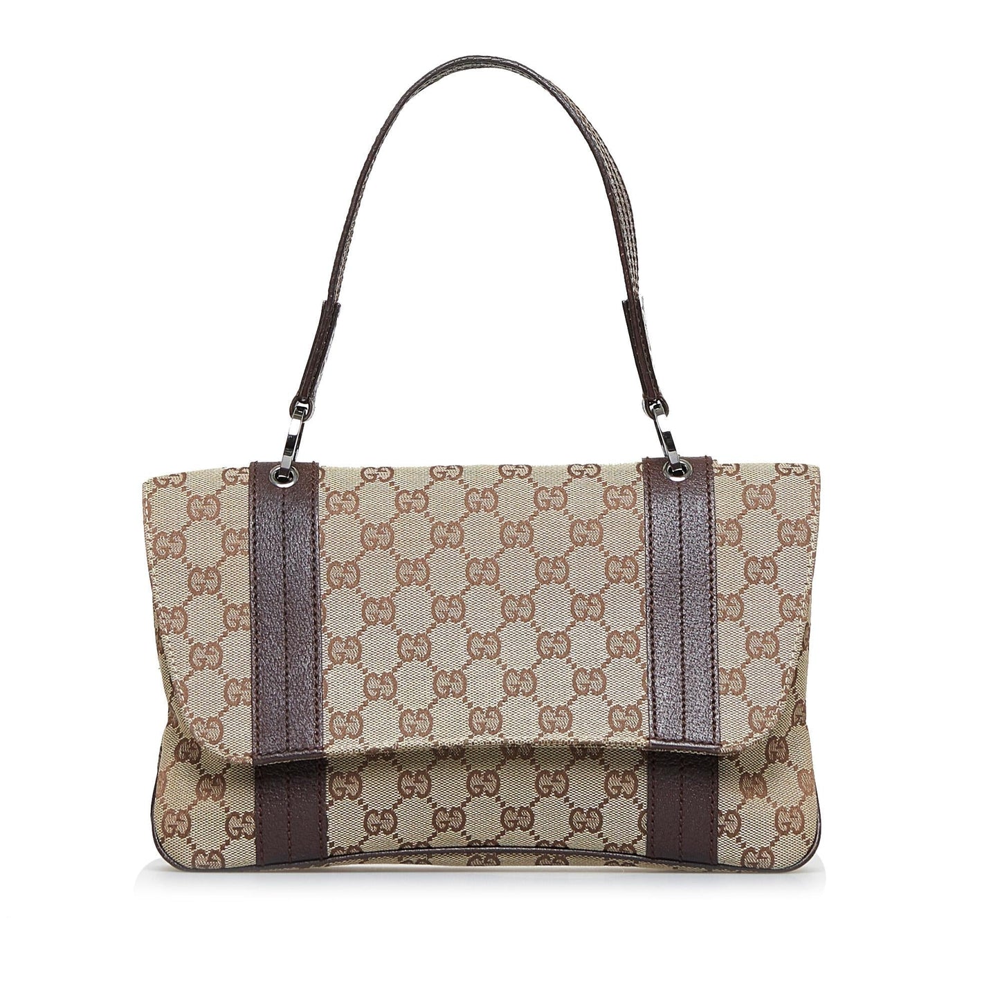 Gucci GG Canvas Flap Handbag (wwcrBP)