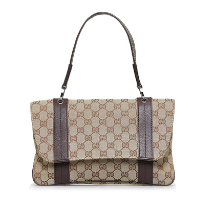 Gucci GG Canvas Flap Handbag (wwcrBP)