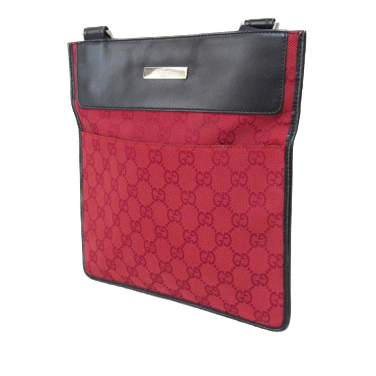 Gucci GG Canvas Flat Messenger Bag (wErO8J)