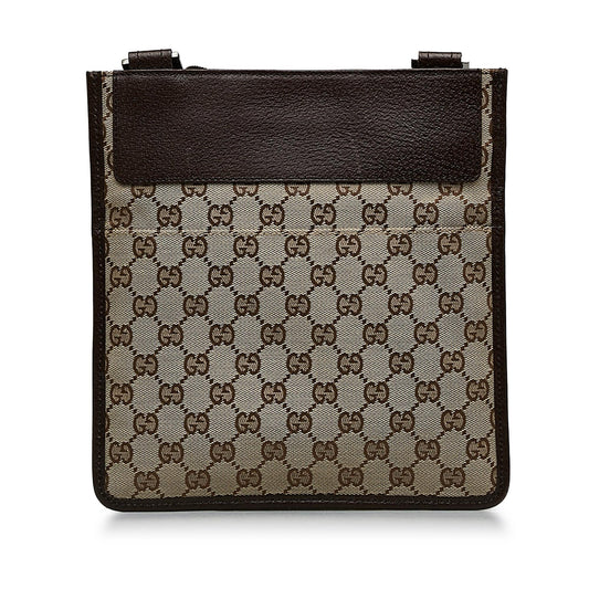 Gucci GG Canvas Flat Messenger (tmDaTa)
