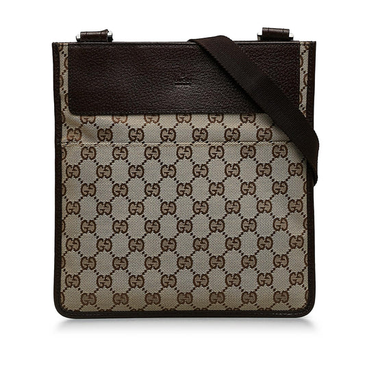 Gucci GG Canvas Flat Messenger (tmDaTa)