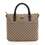 Gucci GG Canvas Front Pocket Convertible Large Tote (SHF-DbPq0d)